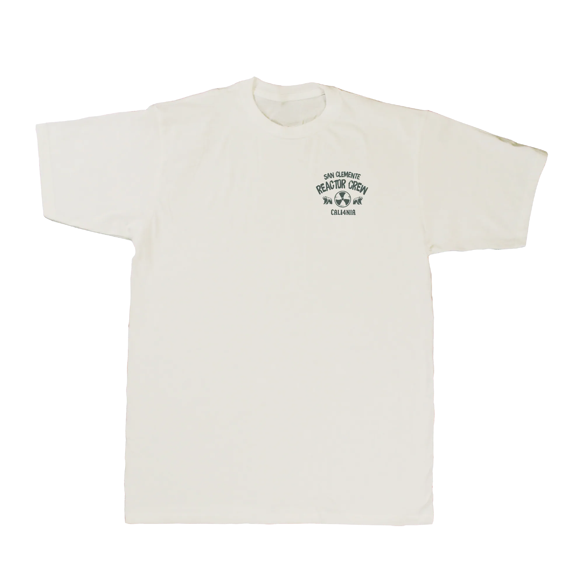 Reactor Crew Tee — Natural (front)