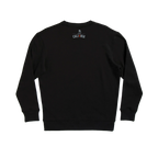 Collegiate Crew Fleece — Black (back)
