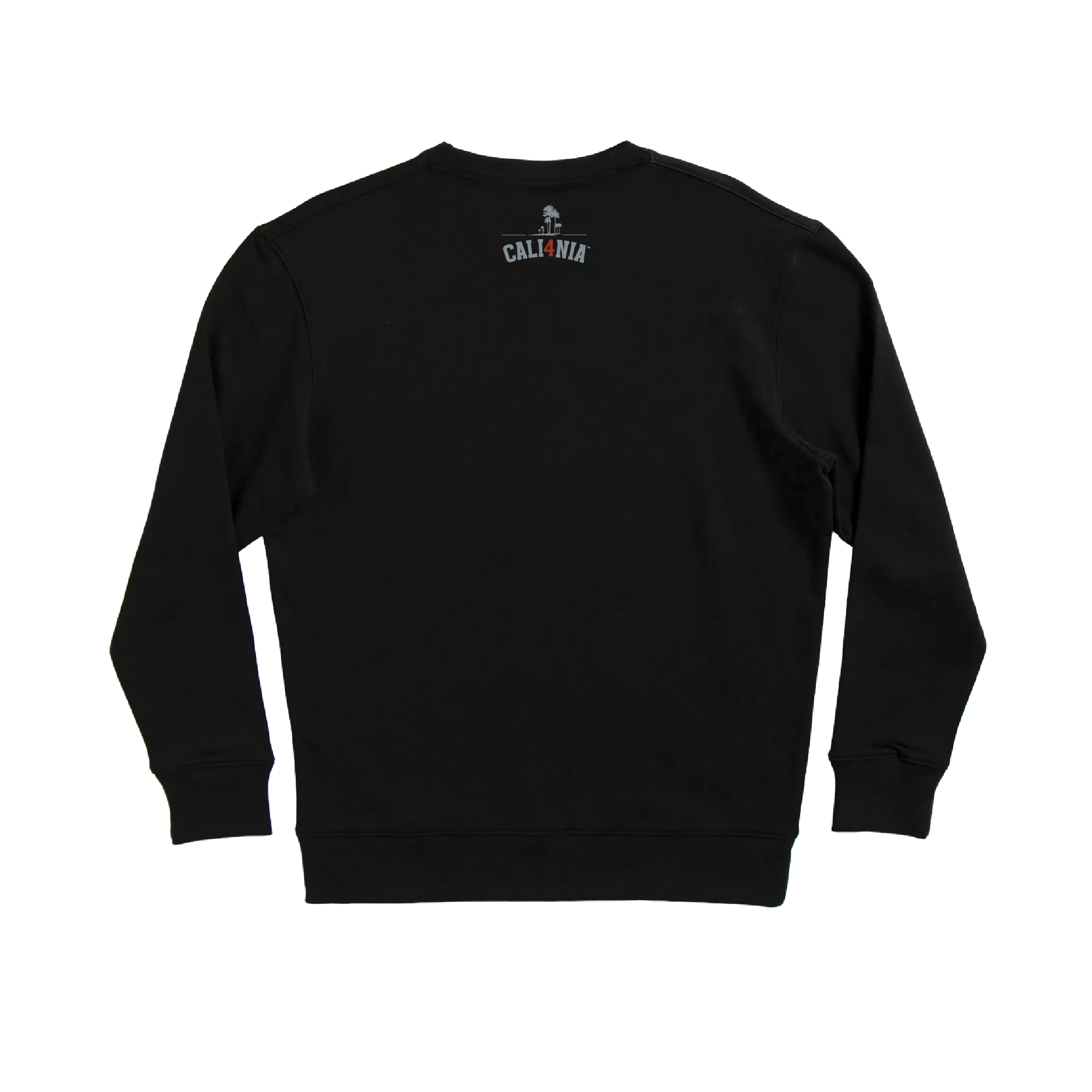Collegiate Crew Fleece — Black (back)
