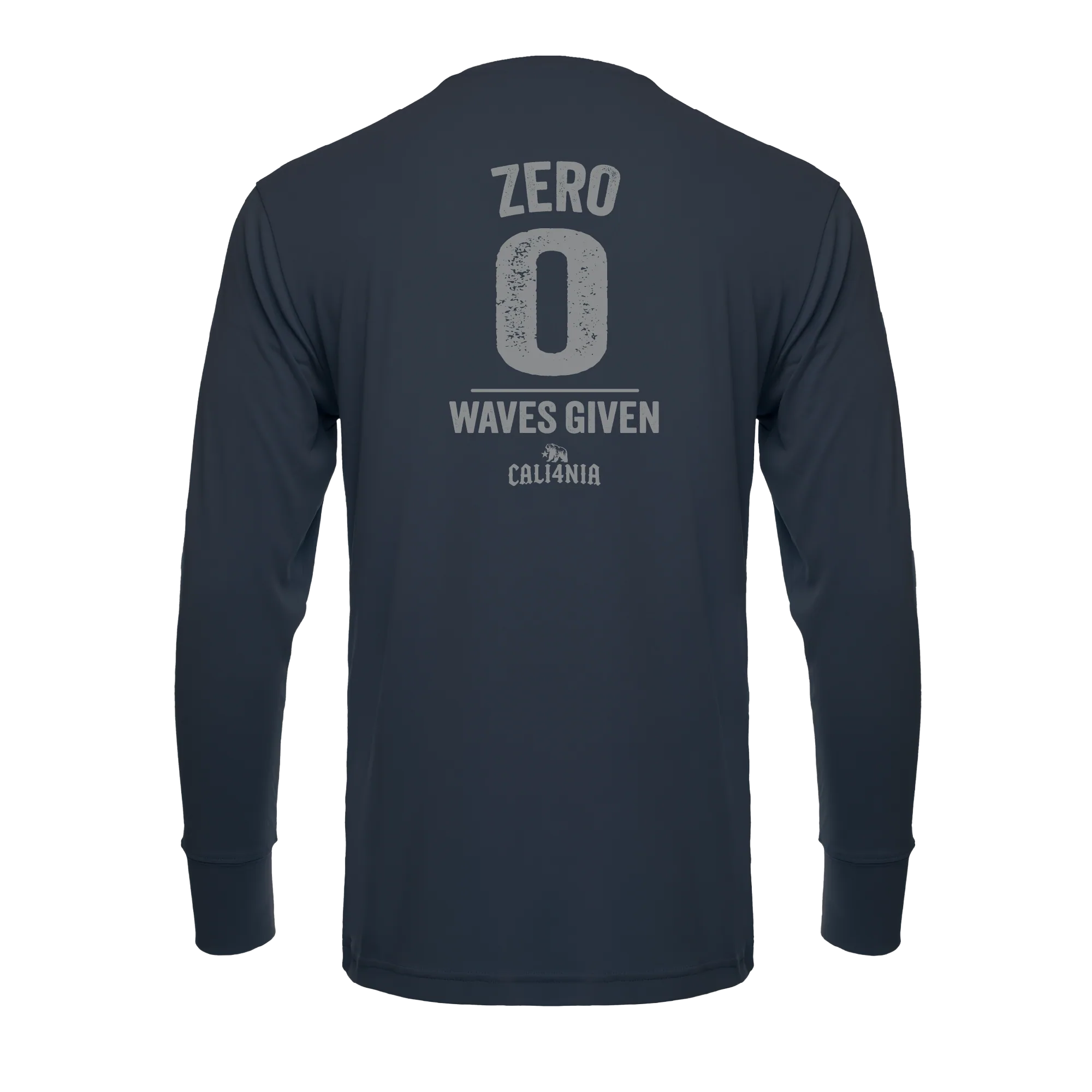 Zero Performance Crew — Steel Grey (back)