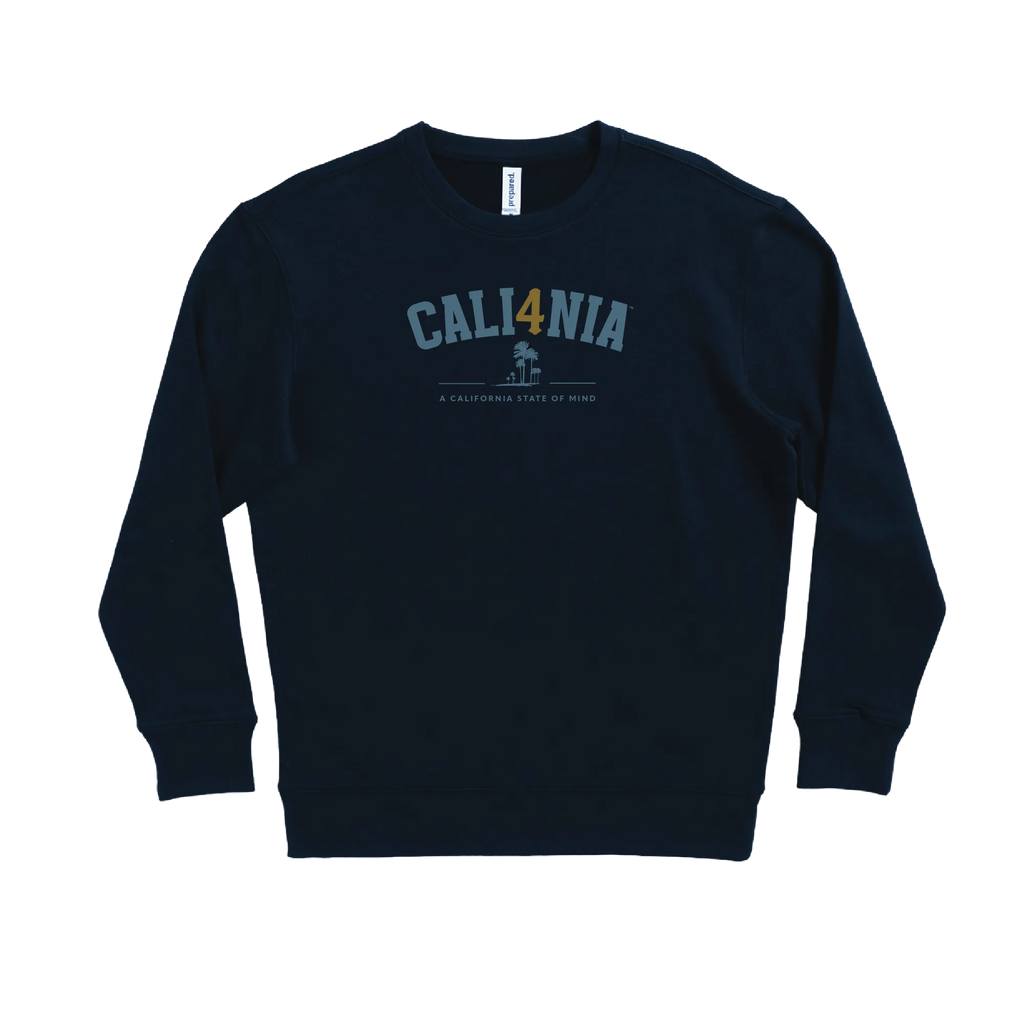 Collegiate Crew Fleece — Navy (front)