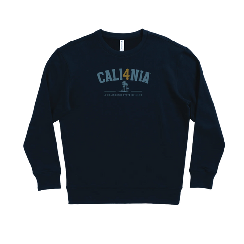 Collegiate Crew Fleece — Navy (front)