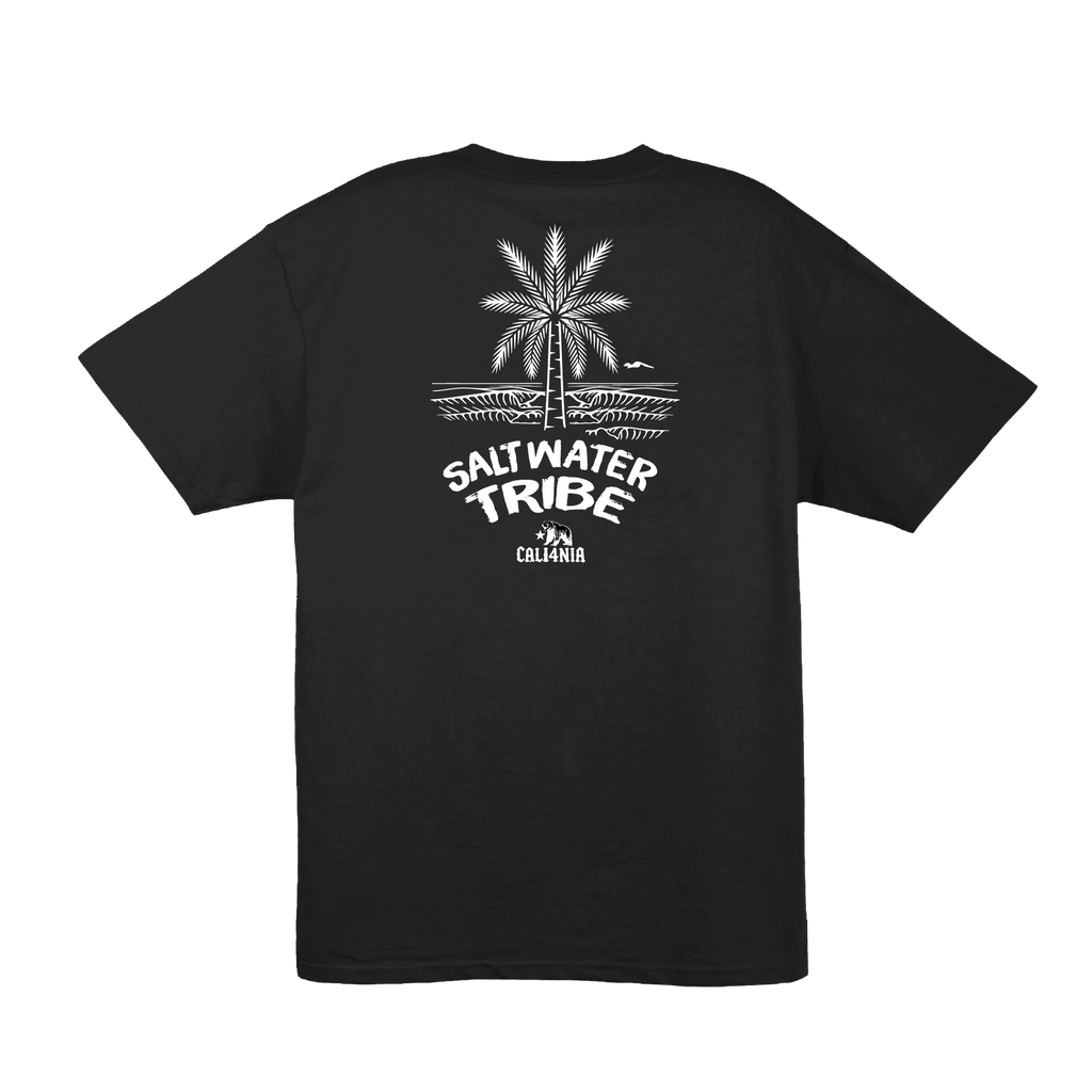 Saltwater Tribe Tee — Black (back)