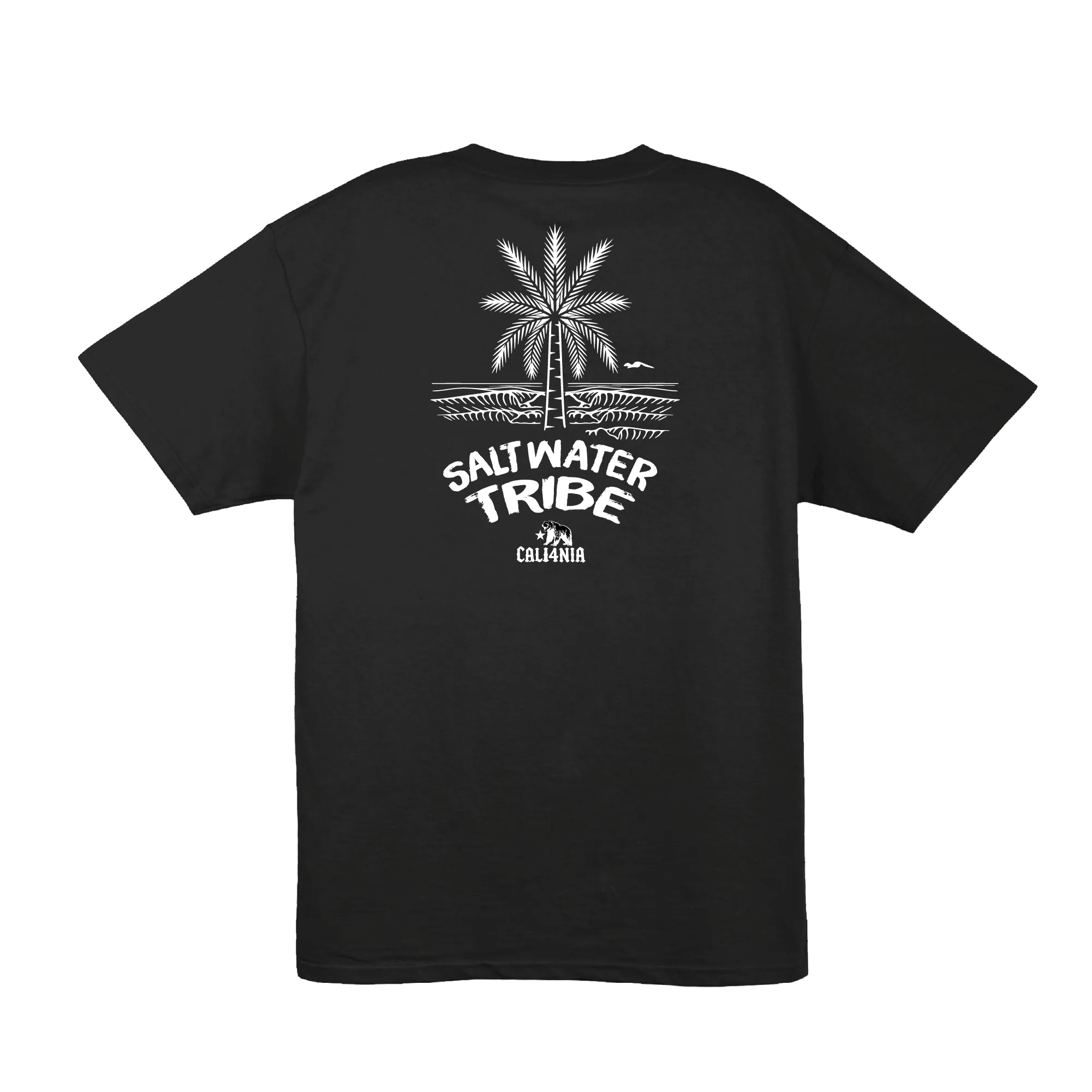 Saltwater Tribe Tee — Black (back)