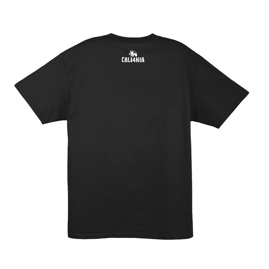 Straight Outta CALI4NIA Tee — Black (back)
