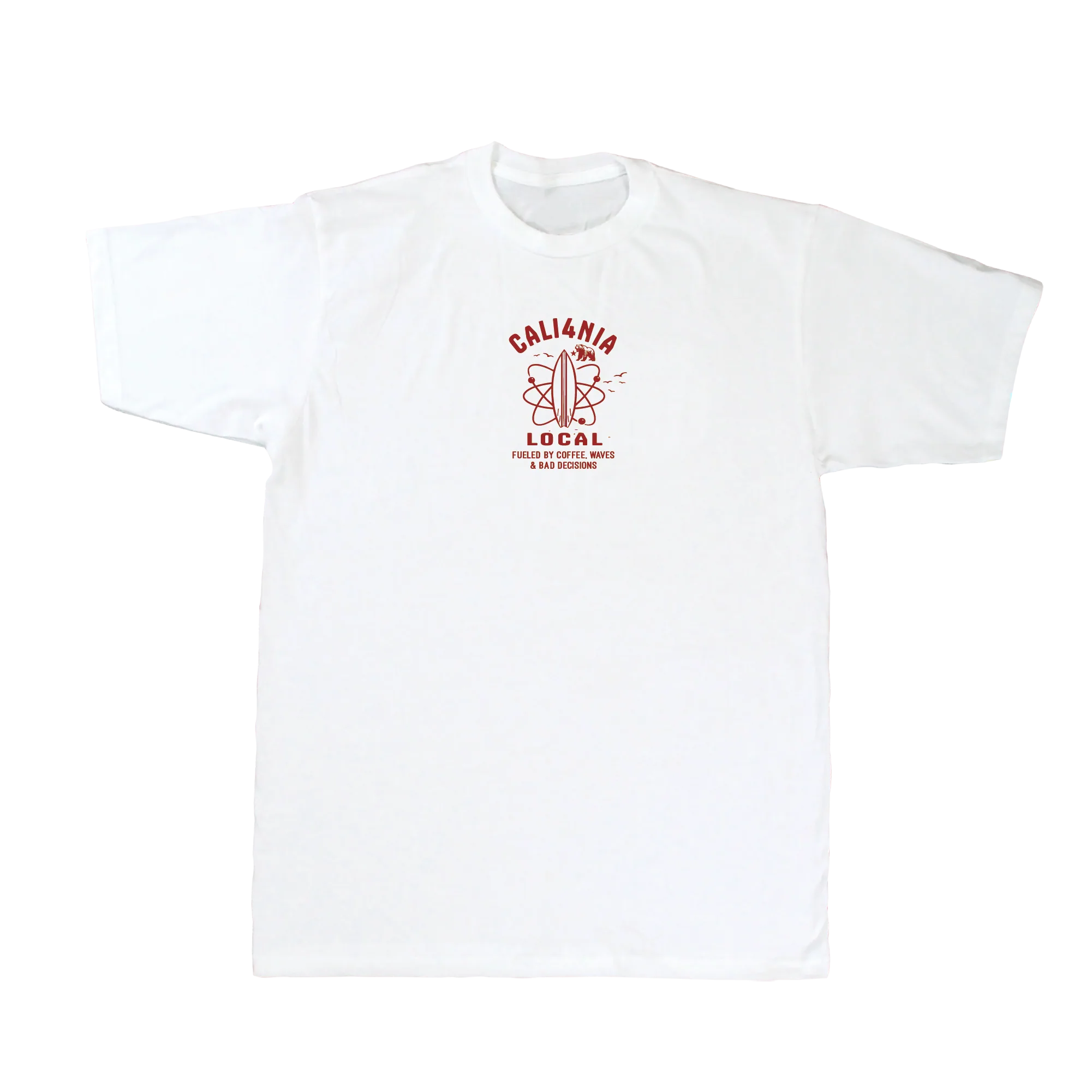 Nuclear Tee — White (front)