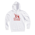 Unapologetic Pullover Hoodie — White (front)