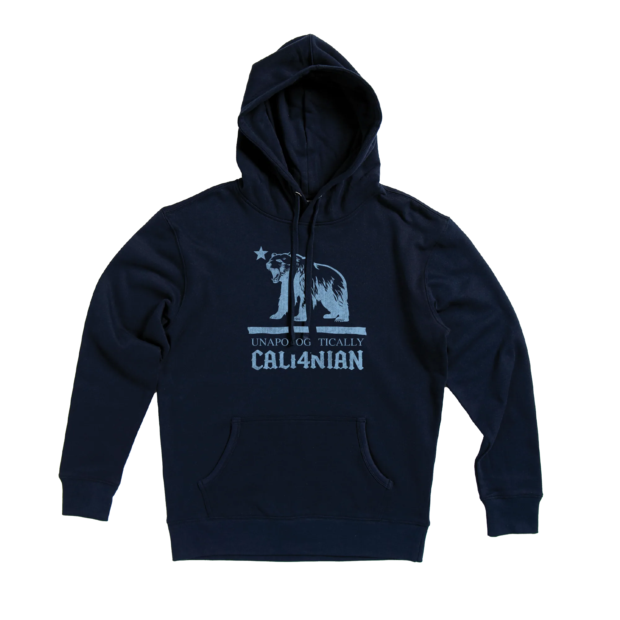 Unapologetic Pullover Hoodie — Navy (front)