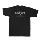 Collegiate Tee — Black (front)