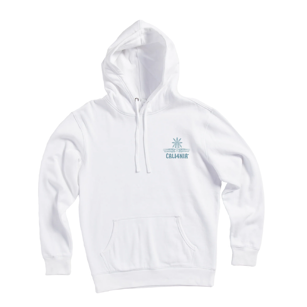 Saltwater Tribe Pullover Hoodie — White (front)