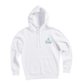 Saltwater Tribe Pullover Hoodie — White (front)
