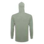 100% Stoke Performance Hoodie — Sage (back)