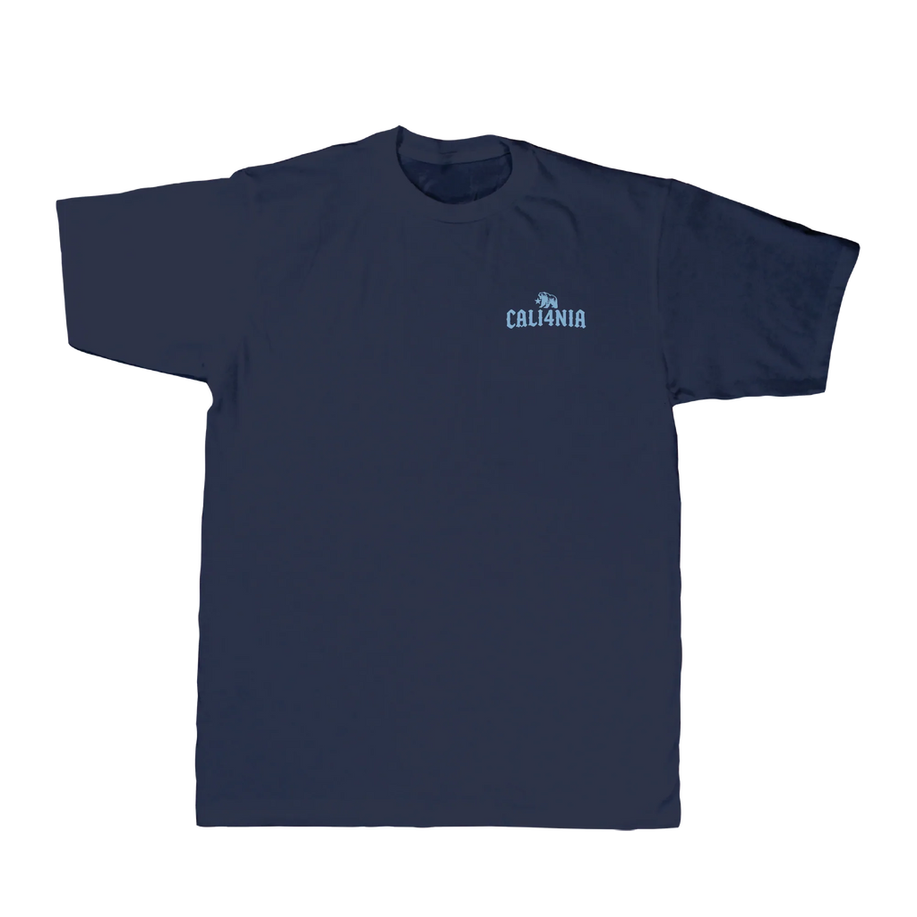 Zero Tee — Navy (front)