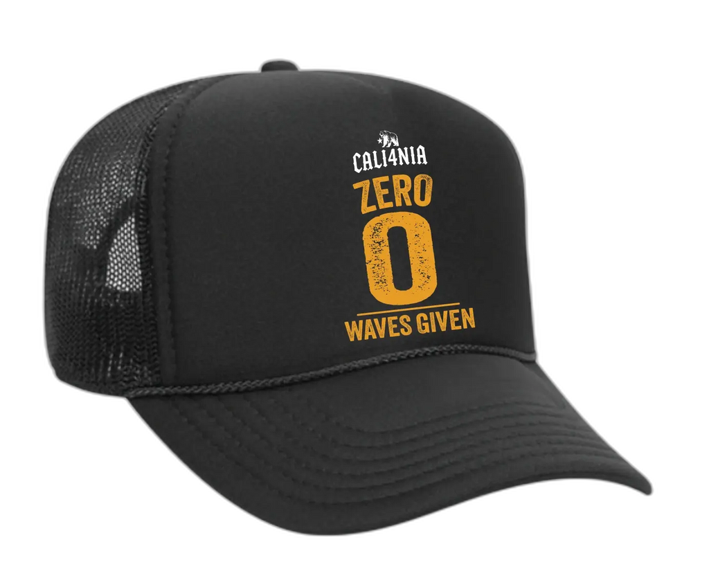 Zero Waves Given Trucker Hat - Black