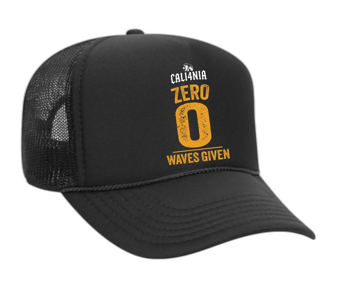 Zero Waves Given Trucker Hat - Black