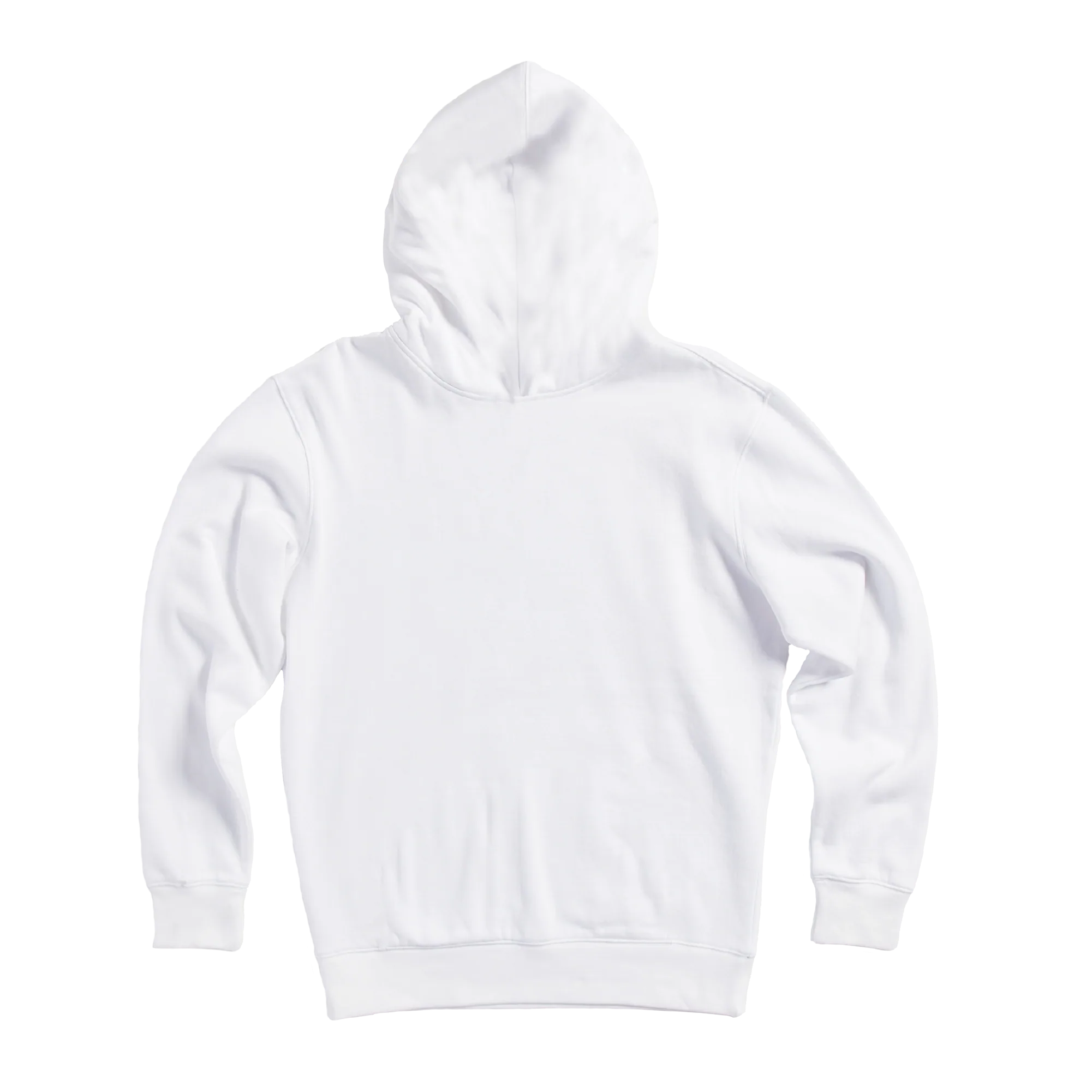 Unapologetic Pullover Hoodie — White (back)